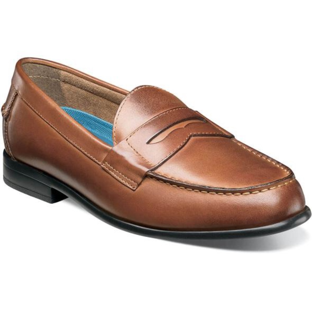 Nunn Bush 84744-221 DREXEL Cognac Penny Loafers